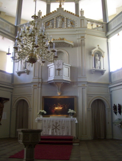 Foto vom altar in St. Johannis der Täufer in Walsrode