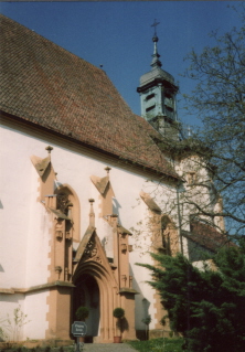 Foto der Wallfahrtskirche Maria im Weingarten in Volkach