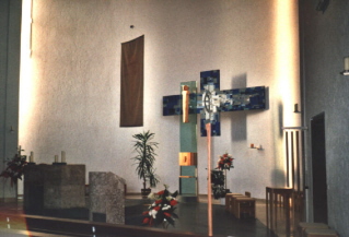 Foto vom Altar von Zum kostbaren Blut Christi in Weikersheim