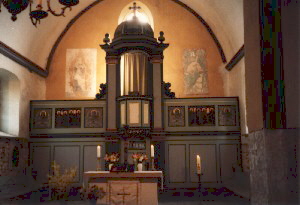 Foto vom Altar der Marienkirche in Weimar-Ehringsdorf