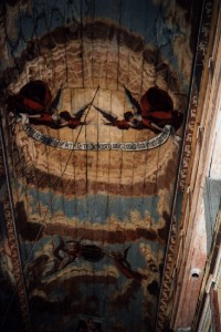 Foto vom Deckengemälde der Moritzkirche in Weimar