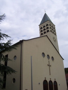 Foto der Christuskirche in Hemsbach