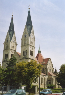 Foto der Kirche Herz Jesu in Wels