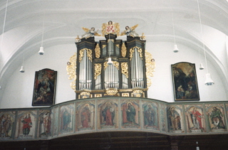 Foto der Orgel in St. Emmeram in Wemding