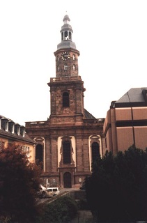 Foto der Dreifaltigkeitskirche in Worms