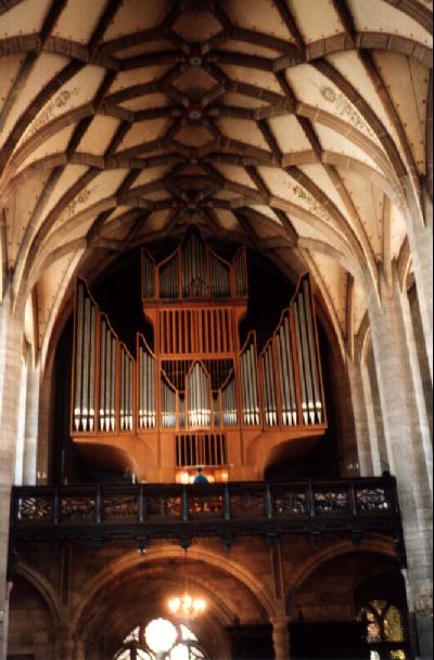 Foto der Orgel im Dom St. Marien in Zwickau
