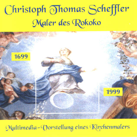 Cover der Multimedia-CD-Rom Christoph Thomas Scheffler - Maler des Rokoko