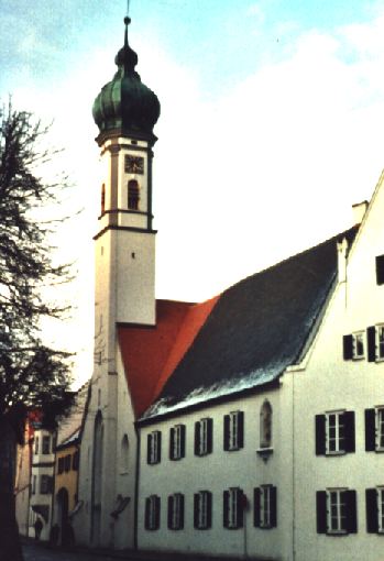 Foto der Spitalkirche in Dillingen