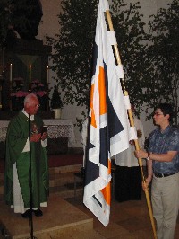 Foto der Bannerweihe der Jungkolping Meitingen