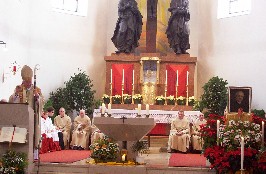 Foto von Bischof Mixa beim Festgottesdienst