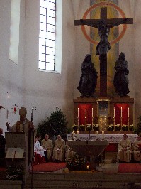 Foto von Bischof Mixa in St. Wolfgang