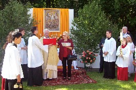 Foto vom Altar beim Johannesheim
