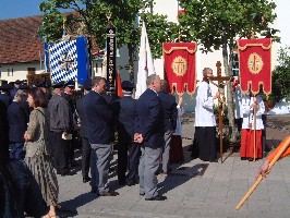 Foto beim Kolpingsaltar