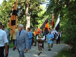 Foto der Fahnenabordnungen