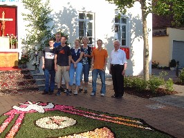 Foto der Helfer und Verantwortlichen