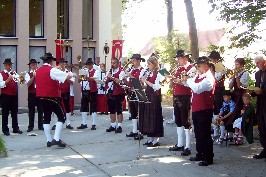 Foto der SGL-Kapelle beim Gottesdienst
