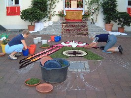 Foto von der Teppichgestaltung