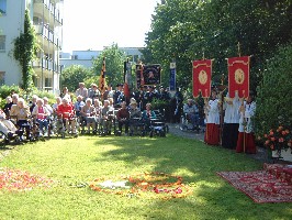 Foto vom Altar beim Johannesheim