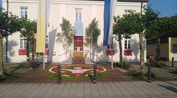 Foto vom Kolping-Altar an Fronleichnam 2018