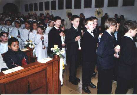 Kommunionkindereinzug 2002