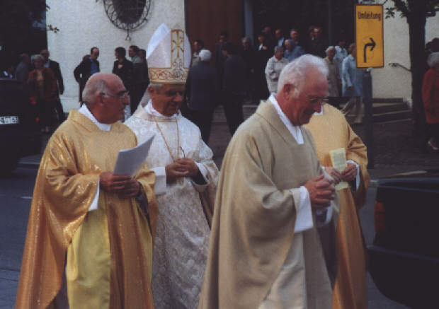 Nuntius, Dekan Kraus und Pfarrer Zettler