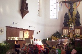 Foto der Kommunionkinder am Ostermontag