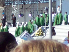 Foto vom Einzug der Bischöfe