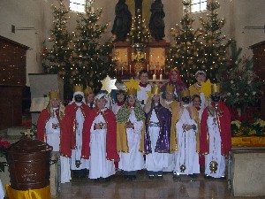 Foto der Sternsinger 2006 in Meitingen