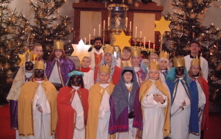 Foto der Sternsinger 2009 in Meitingen