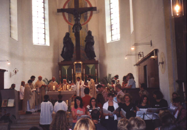 Foto vom Aussendungsgottesdienst