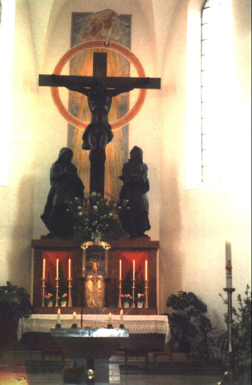 Der Hochaltar in St. Wolfgang, Meitingen