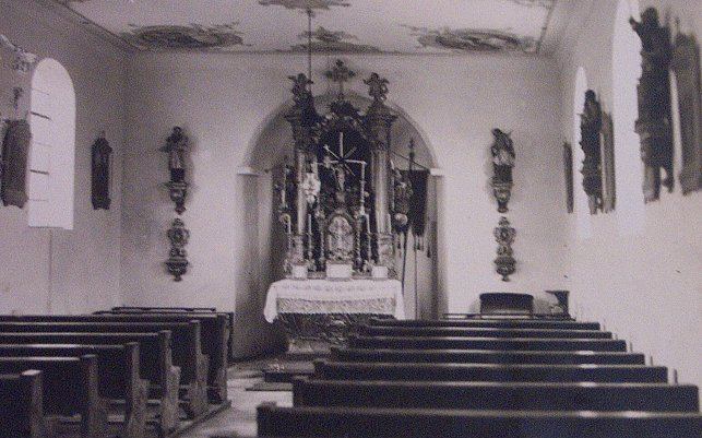 Der Altar der ehem. Kirche St. Wolfgang in Meitingen