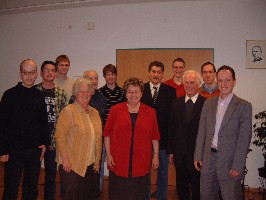 Foto der Vorstandschaft der Kolpingsfamilie im Jahre 2007