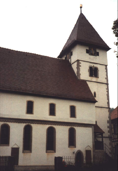 Foto der Allerheiligenkirche in Creglingen-Münster