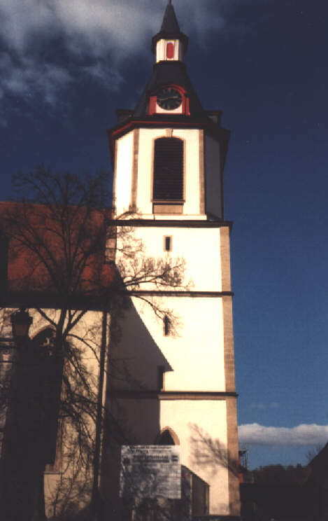 Foto der Petruskirche in Creglingen