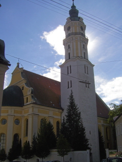 Foto der Klosterkirche Heilig Kreuz in Donauwörth