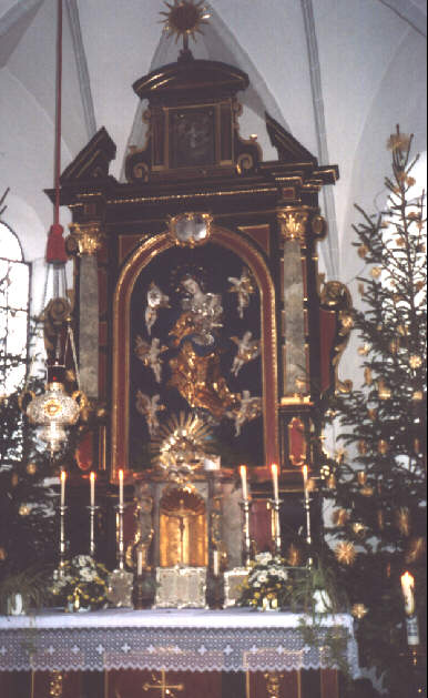 Foto vom Altar in Maria Immaculata in Donauwörth-Zirgesheim