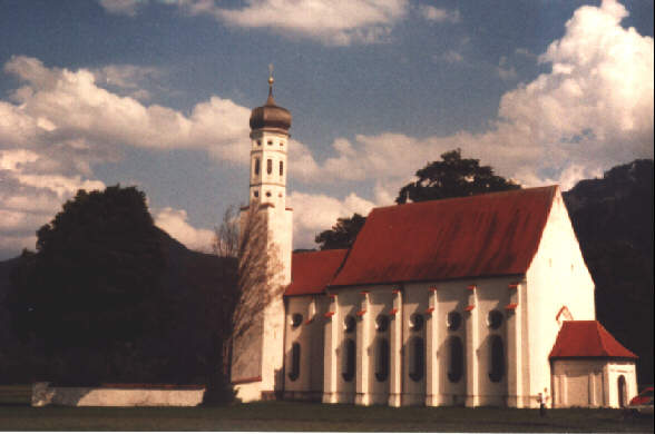 Foto der Wallfahrtskirche St. Coloman bei Schwangau