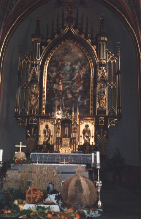 Foto des Altars von St. Anna in Waal