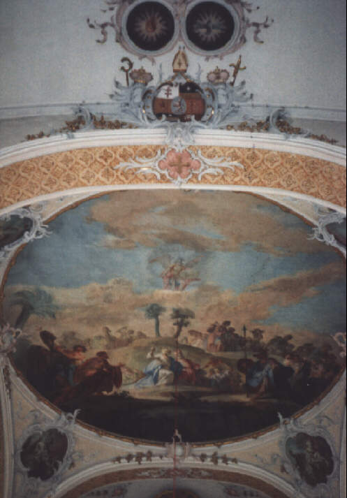 Foto vom Deckenbild in St. Michael in Denklingen