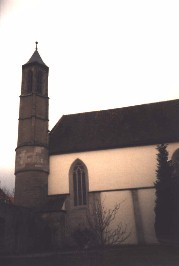 Foto der Spitalkirche in Rothenburg