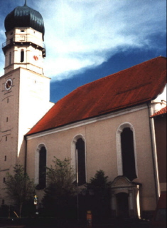 Foto der Stadtpfarrkirche Mariä Himmelfahrt in Schongau