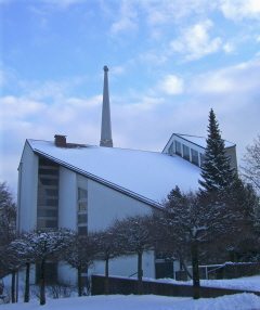 Foto von der Kirche Verklärung Christi in Schongau