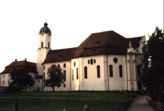 Foto der Wieskirche bei Steingaden