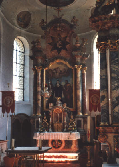 Foto des Altars von St. Walburga