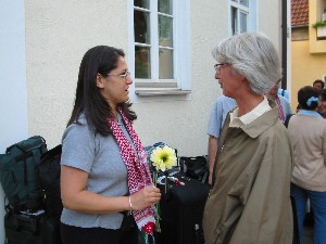 Foto von der Ankunft