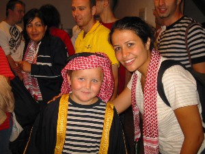 Foto vom Empfang der Jordanier