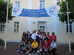 Gruppenfoto der jordanischen G&auml;ste
