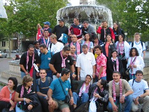 Gruppenfoto der jordanischen Gäste