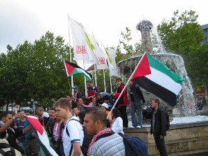 Nach dem Gruppenfoto der jordanischen G&auml;ste